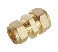 SOMATHERM FOR YOU, Manchon laiton réduit à compression pour tubes cuivre Ø14-Ø12, idéal pour raccordements plomberie, réseaux d'eau sanitaire et chauffage, durable et efficace