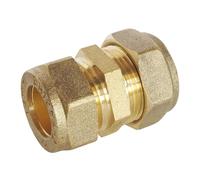 SOMATHERM FOR YOU, Manchon laiton réduit à compression pour tubes cuivre Ø16-Ø14, idéal pour raccordements plomberie, réseaux d'eau sanitaire et chauffage, durable et efficace