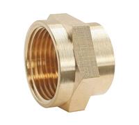 SOMATHERM FOR YOU, Manchon laiton réduit double femelle 12/17-8/13 pour raccordements plomberie, compatible avec tous raccords laiton, étanchéité sur filet ou joint plat