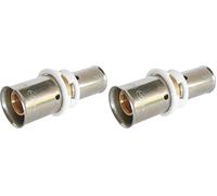 SOMATHERM FOR YOU, Manchon réduit à sertir PER Ø20-Ø16, compatible avec outils H, U, RF Installation rapide, acier inoxydable, pression max 10 bars, température 5°C à 90°C (Lot de 2)