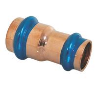 SOMATHERM FOR YOU, Manchon réduit cuivre à sertir FF Ø14 Ø12 - Raccord à sertir cuivre certifié ATEC et QB - Joint d’étanchéité EPDM - Pression max 16 bars - Température max 95°C