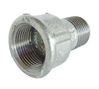 SOMATHERM FOR YOU, Manchon réduit en fonte galvanisée Femelle 26/34 Mâle 15/21 - Raccords résistants à la corrosion, idéal pour réseaux d'eau chaude et froide, N°246