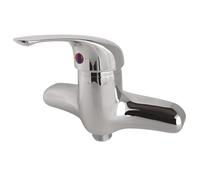 SOMATHERM FOR YOU, Mitigeur douche chromé avec entraxe variable de 55 à 155 mm, 2 raccords excentrés inclus, compatible M15/21 et M20/27, idéal pour eau chaude et froide