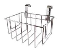 SOMATHERM FOR YOU, Panière chromée pour sèche-serviettes à tube rond - Accessoire pratique à suspendre - Dimensions : 245 mm x 130 mm x 205 mm - Idéal pour un intérieur élégant et fonctionnel