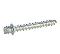 SOMATHERM FOR YOU, Patte à vis à bois épaulement 7/150 - Acier poli - Longueur 30 mm - Boîte de 100 pièces - Résistance optimale pour fixations solides et durables