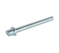SOMATHERM FOR YOU, Patte à vis à métaux 7/150 - Acier nickelé - Longueur 40 mm - Boîte de 100 pièces - Épaulement pour un serrage optimal - Idéale pour colliers de fixation