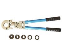SOMATHERM FOR YOU, Pince à sertir manuelle pour raccords PER et multicouche, diamètres 12 à 26 mm, mâchoires profil H, tête rotative, manches télescopiques, mallette de transport