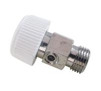 SOMATHERM FOR YOU, Purgeur d'air volant Hostaform M5/10 en laiton nickelé, compatible avec radiateurs 5/10, idéal pour eau chaude et froide, couleur gris/argent, facile à installer