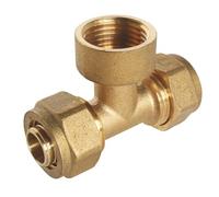 SOMATHERM FOR YOU, Raccord à compression femelle 15/21 pour tube PER Ø12 - Installation rapide et fiable - Normé ACS - Pression max 10 bars - Température d'utilisation : 5°C à 90°C