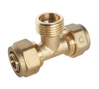 Somatherm Raccord à compression mâle 15/21 pour PER Ø12 - ACS - 10 bar - 5–90°C
