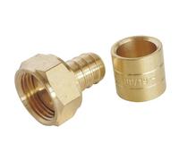 SOMATHERM FOR YOU, Raccord à glissement écrou tournant 12/17 pour tube PER Ø12 - Montage facile, résistant à la corrosion, norme NF, pression max 10 bars, température 5°C à 90°C