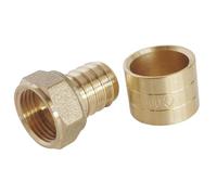 SOMATHERM FOR YOU, Raccord à glissement écrou tournant 12/17 pour tube PER Ø16 - Montage facile, résistant à la corrosion, norme NF, pression max 10 bars, température de 5°C à 90°C