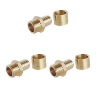 SOMATHERM FOR YOU, Raccord à glissement mâle 12/17 pour tube PER Ø16 - Montage facile, résistant à la corrosion, certifié NF, pression max 10 bars, température de 5°C à 90°C (Lot de 3)