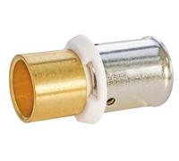 SOMATHERM FOR YOU, Raccord adaptateur à souder cuivre Ø14 et à sertir PER Ø12, compatible avec outils H, U, RF Norme NF 545, idéal pour chauffage et sanitaire, pression max 10 bars