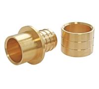 SOMATHERM FOR YOU, Raccord adaptateur à souder cuivre Ø16 mm pour tube PER Ø16 mm - Assemblage rapide, résistant à la corrosion, compatible avec outillage à glissement, pression max 10 bars