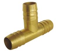 SOMATHERM FOR YOU, Raccord cannelé Té égal pour tuyau d'arrosage Ø39mm en laiton - Durable et résistant aux intempéries - Connexion facile et rapide pour un arrosage efficace