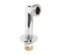 SOMATHERM FOR YOU, Raccord colonette laiton chromé MM 15/21-20/27 pour robinetterie murale, compatible baignoires 150mm, écrou collet battu, eau chaude/froide, finition argent