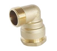 SOMATHERM FOR YOU, Raccord coudé laiton 90° pour tube PE Ø50 mm - Mâle 1"1/2 - Pression 20 bars - Température -10° à +80°C - Joint torique EPDM - Norme ACS - Garantie 5 ans