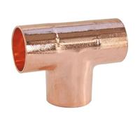 SOMATHERM FOR YOU, Raccord cuivre à souder Té réduit Ø22-18-22 Triple Femelle pour plomberie - Idéal pour réseaux d'eau sanitaire et chauffage - Conforme NF - Installation facile