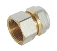 SOMATHERM FOR YOU, Raccord droit à visser pour tube multicouche Ø20 - Femelle 20/27 - Installation facile sans outil spécifique - Étanchéité optimale avec joints toriques - Démontable