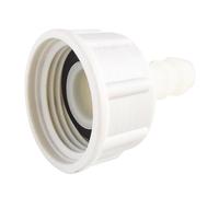 SOMATHERM FOR YOU - Raccord en plastique droit à écrou tournant 20/27 avec tétine pour emboiter sur un tuyau d'alimentation de machine à laver