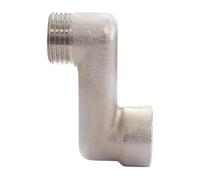 SOMATHERM FOR YOU, Raccord excentré 40mm MF1/2 (15x21) en laiton nickelé pour radiateurs, facilite l'installation, compense les écarts, résistant à la corrosion, installation rapide