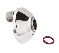 SOMATHERM FOR YOU, Raccord excentré laiton chromé 11,5mm M15/21 à M20/27 pour robinetterie sanitaire, idéal pour rattrapage d'entraxe et installation horizontale Rosace incluse