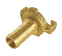 SOMATHERM FOR YOU, Raccord express cannelé pour tuyau Ø16mm - Corps en laiton durable, joint intégré pour étanchéité, connexion rapide à robinet, idéal pour arrosage efficace