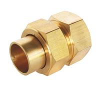 SOMATHERM FOR YOU, Raccord laiton à souder union droit 3 pièces Ø14 - Femelle 12/17 pour tube cuivre - Idéal pour plomberie, réseaux d'eau sanitaire et chauffage Étanchéité assurée