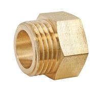 SOMATHERM FOR YOU, Raccord Laiton Brut Mâle Femelle 20/27 - Sachet de 2 pièces - Raccordement rapide et facile, résistant à la corrosion, compatible avec tous les raccords filetés