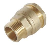 SOMATHERM FOR YOU, Raccord laiton droit pour tube PE Ø32 mm - Mâle 3/4" - Sens unique de montage - Résistant jusqu'à 20 bars - Température de -10°C à +80°C - Garantie 5 ans
