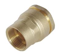 SOMATHERM FOR YOU, Raccord laiton droit pour tube PE Ø50 mm - Femelle 1"1/2 - Pression 20 bars - Température -10° à +80°C - Joint torique EPDM - Norme ACS - Garantie 5 ans