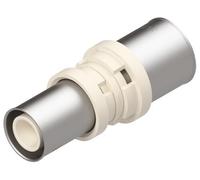 SOMATHERM FOR YOU, Raccord multicouche à sertir en PPSU, manchon réduit Ø20-16, résistant à 134°C, étanchéité renforcée, installation facile, triple joint torique, taille Ø20-16