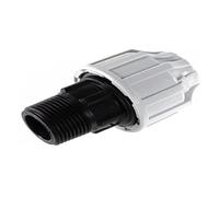 SOMATHERM FOR YOU, Raccord plastique droit pour tube PE Ø50 mm - Mâle 1"1/2 - Installation facile pour irrigation - Résistant à 16 bars et 80°C - Norme ACS - Étanchéité fiable