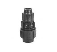 SOMATHERM FOR YOU, Raccord plastique manchon droit réduit pour tube PE Ø40-32 mm, en polypropylène haute résistance, étanchéité par joint torique, pression 16 bars, température max 80°C