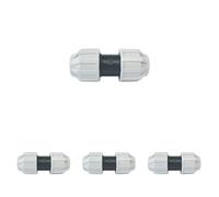 SOMATHERM FOR YOU, Raccord plastique manchon égal pour tube PE Ø40 mm - Installation rapide et facile - Résistant à 16 bars - Température max 80°C - Idéal pour irrigation et arrosage (Lot de 4)