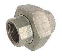 SOMATHERM FOR YOU, Raccord Union conique Femelle-Femelle 15/21 en fonte galvanisée N°340 - Résistant à la corrosion, idéal pour réseaux d'eau chaude et froide, compatible avec raccords galva