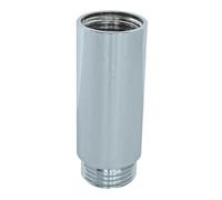 SOMATHERM FOR YOU, Rallonge chromée 50mm M20/27 F20/27 - Raccord en laiton pour installation sanitaire - Ajustement esthétique et pratique pour eau chaude et froide