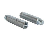 SOMATHERM FOR YOU, Rallonge taraudée mâle 7/150 en acier nickelé - Longueur 30 mm - Boîte de 100 pièces - Idéale pour espacer les colliers de serrage et assurer une fixation durable
