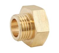 SOMATHERM FOR YOU, Réduction laiton brut Mâle 15/21 - Femelle 26/34, raccord filetés pour eau chaude/froide, étanchéité sur filet ou joint plat, durable et résistant à la corrosion