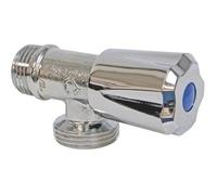 SOMATHERM FOR YOU - Robinet Droit Simple - M15/21 (1/2") - F20/27 (3/4") - Laiton Chromé - Robuste et Polyvalent