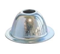 SOMATHERM FOR YOU, Rosace conique 9 mm (x10) en acier nickelé - Maintien écartement canalisation et mur - Idéal pour installation colliers de fixation - Sachet de 10 pièces