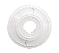 SOMATHERM FOR YOU, Rosace de finition blanche Ø16 mm pour tuyaux de chauffage, cache tuyau radiateur, plomberie, esthétique soignée, installation facile, matériau ABS durable