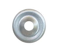 SOMATHERM FOR YOU, Rosace plate Ø25mm (x5) en acier nickelé - Maintien écartement régulier canalisation/mur - Idéale pour installation colliers de fixation - Couleur gris/argent