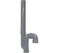 SOMATHERM FOR YOU, Siphon universel d'évacuation pour machine à laver et lave-vaisselle, sortie verticale 40 mm, en ABS recyclable, avec bouchon de dégorgement, compact et pratique