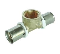 Raccord adaptateur en T à pression en laiton Fixoconnect 16mm