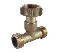 SOMATHERM FOR YOU, Té d'accouplement pour bouteilles Butane/Propane M20/150 - Raccorde 2 bouteilles, utilisation individuelle ou simultanée, écrou tournant, compatible avec tous les appareils