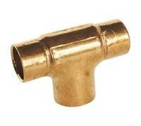 SOMATHERM FOR YOU, Té réduit cuivre à souder triple femelle pour tubes Ø12-14-12 - Sachet de 2 pièces - Idéal pour raccordements plomberie eau chaude/froide