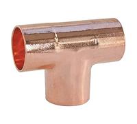 SOMATHERM FOR YOU, Té réduit cuivre à souder triple femelle pour tubes Ø14-16-14, sachet de 2 pièces, idéal pour raccordements plomberie eau chaude/froide