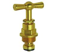 SOMATHERM FOR YOU - Tête à Potence avec Presse-Étoupe M23-150 - Laiton Brossé - Ø23 mm - Résistant à la Corrosion - Pour Installations de Plomberie Standard